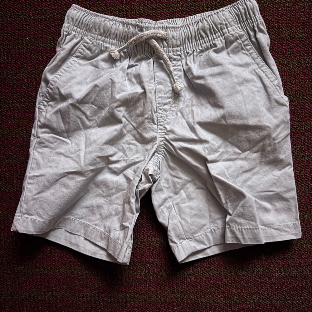 Cat & Jack Kids' Light Gray Drawstring Shorts